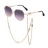 Chain sunglasses for women, 2022 new model, internet celebrity, same style, anti drop chain hanging rope, same style, irregular sunglasses, female trend