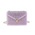 Bags Bag Women's Fashion Crossbody Bag 2024 New European and American Fashion Diamond Western Style Single Shoulder Chain Small Square Bag PU