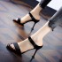 2021 Spring/Summer New Fairy Style Fashion Internet Celebrity Stiletto High Heels Sandals for Outerwear One Line Cool Dragging Slippers