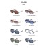 European and American retro steampunk sunglasses men's UV resistant sunglasses men's trendy cross-border glasses wholesale shapes