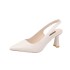 2022 Spring and Summer New Pointed High Heels for Women, Thin Heels, Headless Sandals, Back Air Shallow Mouth Single Shoes for Women