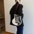 Personalized Guitar Bag 2024 New Korean Edition Fashion Rivet Shoulder Bag Instagram Internet Celebrity Women's Backpack