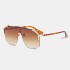 Large frame sunglasses for women, 2023 new European and American internet celebrity, same style sunglasses for women, trendy outdoor sunglasses