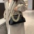 Bag Autumn 2024 New Korean Fashion Candy Color Thick Chain Handheld Women's Crossbody Bright Face Banquet Bag PU