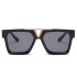 2022 New Fashionable Large Frame Sunglasses for Men, Internet Celebrities, Same Style Box Sunglasses for Men, Trendy, European and American Cross border Shapes