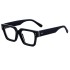 2024 New European and American Fashion Box Glasses for Women Can be Paired with Myopia Flat Glasses for Men Optical Frame Cross border Wholesale