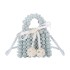 Fairy handbag summer new 2024 forest bow western-style handbag ins crossbody pearl woven bag trend