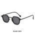 Sun Honglei's same sunglasses, men's trendy retro steampunk small box anti blue light sunglasses frame, flat light frame