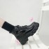 2021 autumn and winter new British style Martin boots for female students, Korean version versatile short boots, front lace up thick soled leather boots