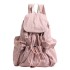 Ins style girls' backpack 2024 new Korean version fashionable pleated personalized large capacity high school student flip backpack