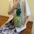 Personalized Pineapple Style Bag 2023 Small Fresh Art Girl Ins Single Shoulder Crossbody Rivet Chain Cylinder Bag