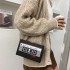 Cross border women's niche design women's bags 2024 creative personality magnetic tape internet celebrity chain crossbody box bag