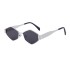 European and American fashion, irregular metal sunglasses, women's trendy personality, wide leg sunglasses, women's cross-border wholesale sunglasses