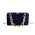 Bags personalized sequin small bag 2024 new European and American fashionable retro texture single shoulder women's box bag