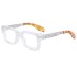 2024 New European and American Fashion Box Glasses Frame for Men Can be Paired with Myopia Flat Light Glasses for Men Optical Glasses Frame Wholesale