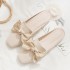 Baotou Half Slippers Women's Outerwear Slippers Spring 2022 New Style No Back Heel Half Top Single Shoes Le Fu Mueller Cool Drags