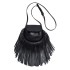 Bag Autumn/Winter 2024 Korean Fashion Tassel Small Square Bag ins Retro Texture Women's Handheld Crossbody Bag