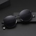 2022 European and American retro oval frame sunglasses men's side bag small frame women's sunglasses trendy cross-border glasses wholesale