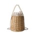 Xiaoxiangfeng Pearl Beach Bag Summer 2024 New Forest Soft Girl Ins Internet Celebrity One Shoulder Vacation Woven Bag Trend