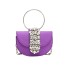 Bag Autumn 2024 New Korean Fashion Candy Color Handheld Ins Internet Celebrity Women's Crossbody Water Diamond Saddle Bag