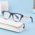 2024 New European and American Retro Eyeframe for Men Can be Paired with Myopia Eyeframe for Men, Flat Light Eyeframe for Men, Wholesale