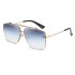 Box sunglasses men's MACH SIX1261 fashionable metal frameless cut edge sunglasses women's trend 2022 new model