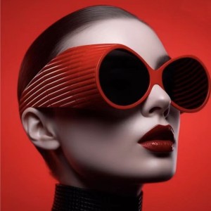 2024 Fashion Oval Frame Sunglasses for Women, Trendy European and American Popular Products, Internet Celebrity Large Frame Sunglasses for Women, Cross border Wholesale