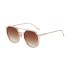 2023 new retro oval frame sunglasses men's metal double beam driving sunglasses cross-border wholesale shapes