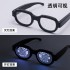 New LED light-emitting red eye glasses Tiktok Conan same light-emitting glasses personality funny dance performance glasses