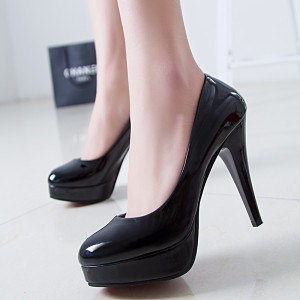 2018 New Pointed High Heels, Thin Heels, Waterproof Platform Women's Singles, Work Shoes, European and American Large Women's Shoes Wholesale and Shipping