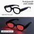 New LED light-emitting red eye glasses Tiktok Conan same light-emitting glasses personality funny dance performance glasses