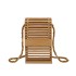 Bamboo woven mobile phone bag for women 2024 new small fresh niche design Instagram internet celebrity ethnic style fake beach bag