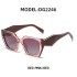 2022 New Fashionable Cat Eye Wide Mirror Leg Sunglasses for Women Ins Foreign Trade Wholesale Sunglasses UV Protection