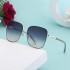 2024 New European and American Large Box Sunglasses for Women's Luxury Sunscreen Sunglasses for Women Cross border Wholesale Sunglasses