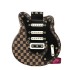 Personalized Guitar Bag 2024 New Korean Edition Fashion Rivet Shoulder Bag Instagram Internet Celebrity Women's Backpack