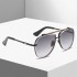 Retro Toad Mirror Sunglasses for Men's Trendy 2022 New Large Frame Double Beam Sunglasses for Men Sunglasses