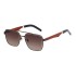 2024 New European and American Box Sunglasses Men's Retro Imitation Wood Grain Sunglasses Leg Sunglasses Men's Cross border Wholesale Shapes