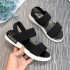 Sports sandals for women, elastic and stretchy, 2021 summer new style for students, flat bottomed exterior, fairy style Roman beach women's shoes