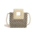 Summer Bag for Women 2024 New Collection Forest Style Fashion Hollow Shoulder Bag Small Fragrant Style Pearl Chain Woven Vegetable Basket