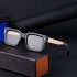 2024 New European and American Fashion Box Glasses Frame for Men Can be Paired with Myopia Flat Light Glasses for Men Optical Glasses Frame Wholesale