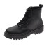 2020 Autumn New Black Handsome Martin Boots Women's Sponge Cake Thick Bottom Short Boots