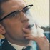 2022 new gangster legend Tom Hardy's same half frame glasses can be paired with prescription myopia anti blue light WY12