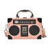 Foreign Trade Fashion Bags Radio Box Bag 2024 European and American Creative Personality Funny Retro Single Shoulder Crossbody Bag for Women