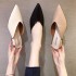 Fitting shoes, high heels, slippers, our store's new spring and summer styles, thick heels, pointed toe caps, worn outside, semi cool slippers for women