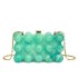 Foreign trade acrylic bag for women 2024 new European and American fashion candy color niche versatile chain crossbody box bag