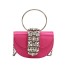 Bag Autumn 2024 New Korean Fashion Candy Color Handheld Ins Internet Celebrity Women's Crossbody Water Diamond Saddle Bag