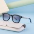 2024 New European and American Retro Box Sunglasses Men's Trendy Sunscreen Sunglasses Men's Cross border Glasses Wholesale Shapes