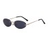 2024 New European and American Elliptical Small Frame Sunglasses for Women with High Quality Appearance, Face Highlighting Small Sunglasses for Women Wholesale Sunglass