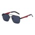 2024 New European and American Box Sunglasses Men's Retro Imitation Wood Grain Sunglasses Leg Sunglasses Men's Cross border Wholesale Shapes