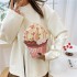 Bags Cartoon Small Bag 2024 New Collection Forest Sweet Girl Funny Personality Cake Single Shoulder Crossbody Small Round Bag